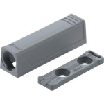 TIP-ON rovná adapt. platnička, krátka verzia, 20/17 šedá 0 956.1201 PG