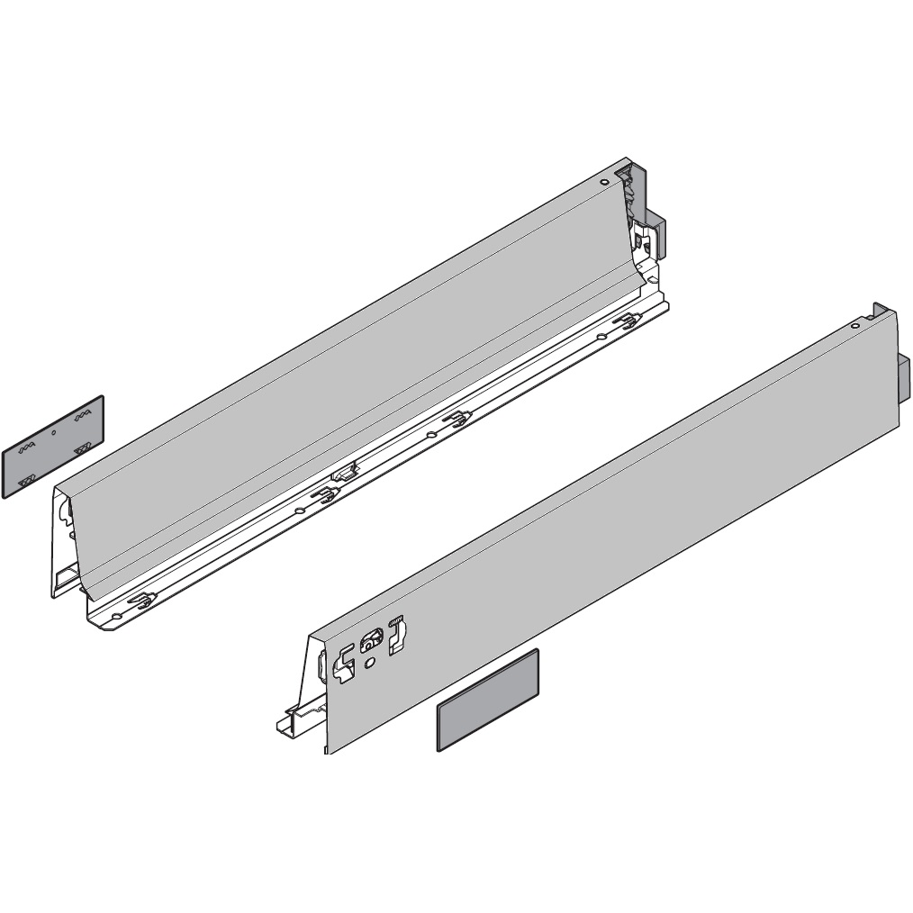 Tandembox bočnice Antaro sivé M 300mm 0 358M3002SA R9006