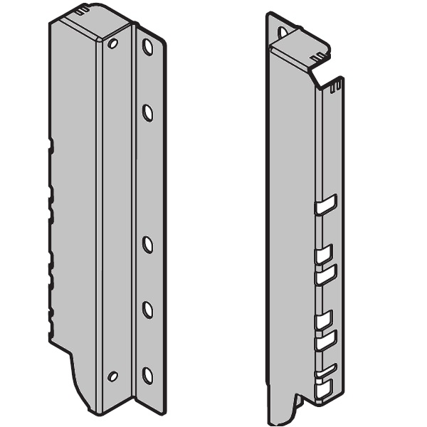 Tandembox držiak chrbta šedý D, 224mm 0 Z30D000SL R9006